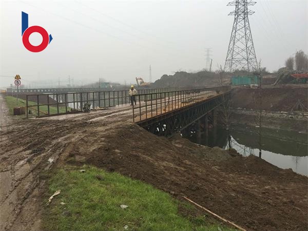 中鐵二十四局連鎮鐵路貝雷鋼橋